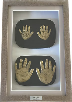 2 Medium Outprints framed